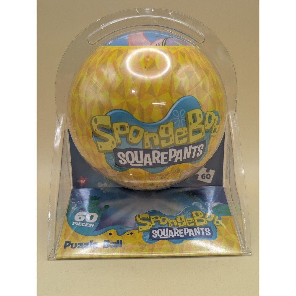 SpongeBob SquarePants 3D Puzzle Ball 60pc Prime 3D Nickelodeon New Sealed 2024